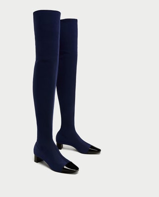 Ботфорты 3999 руб. Zara.