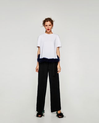 Футболка 1599 руб. туфли 3999 руб. все Zara.