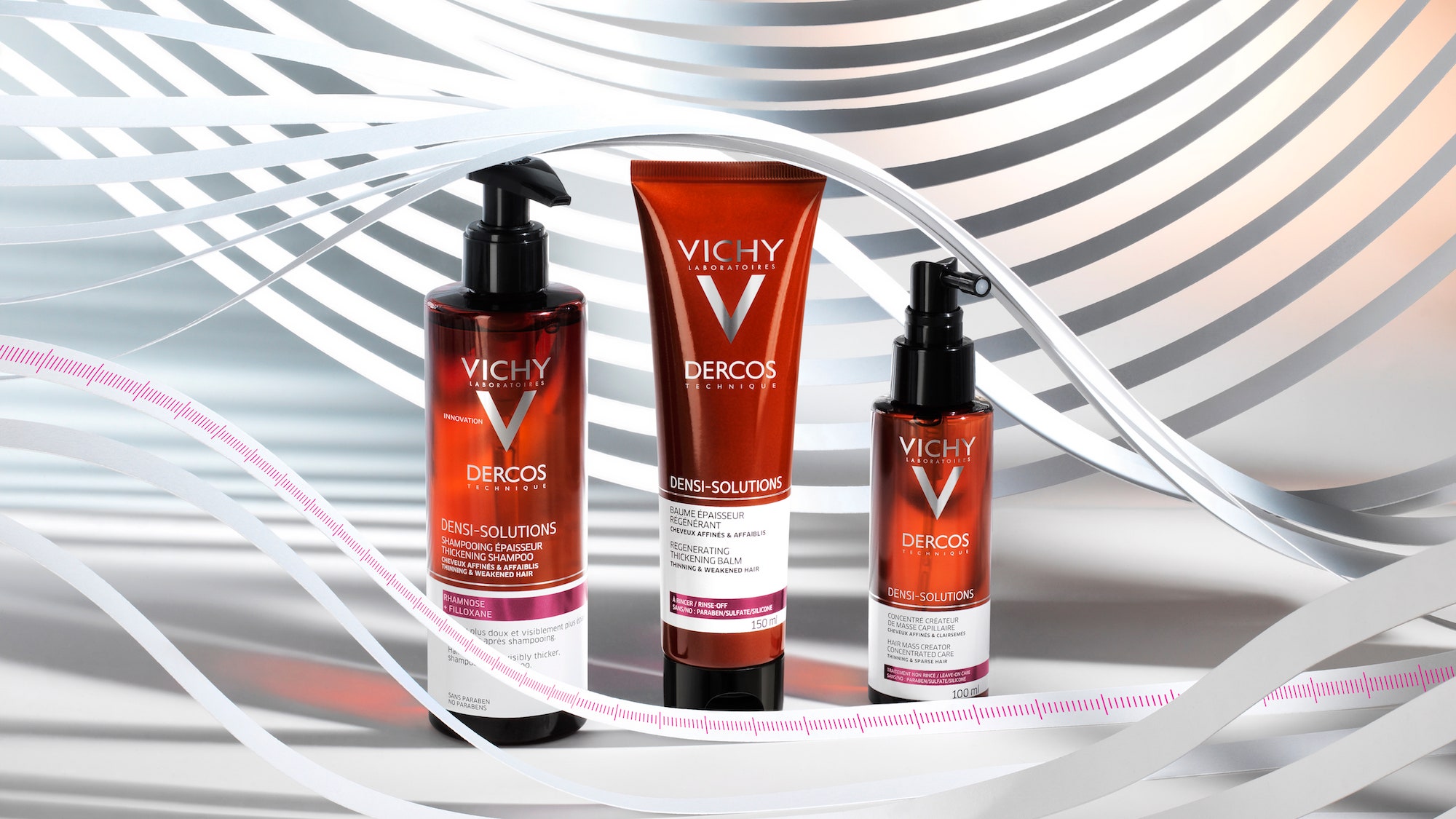 Densi Solutions от Vichy гамма средств для ухода за волосами