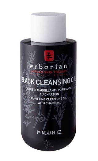 Очищающее масло с древесным углем Black Cleansing Oil 190 мл Erborian.