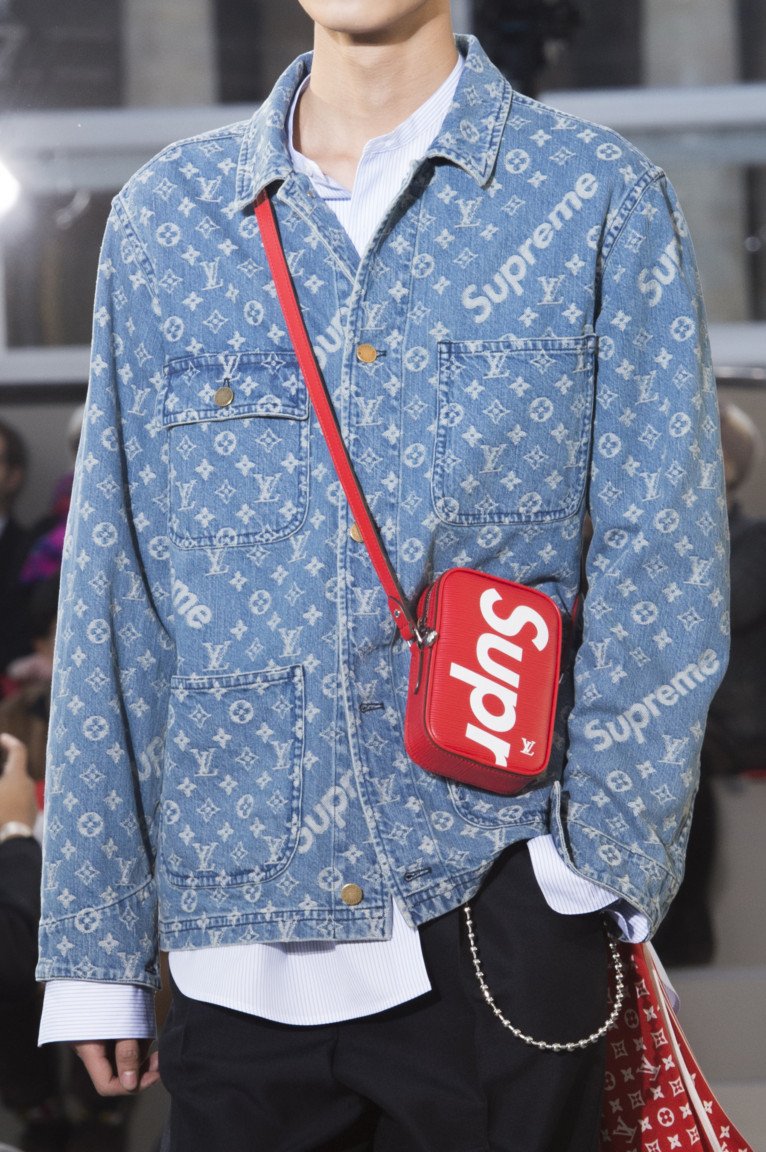 louis vuitton supreme button up shirt