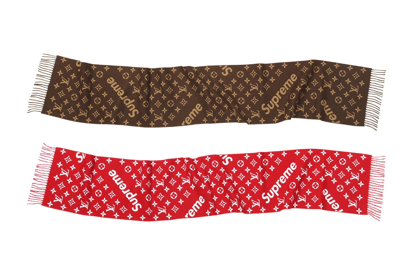 lv x supreme scarf price