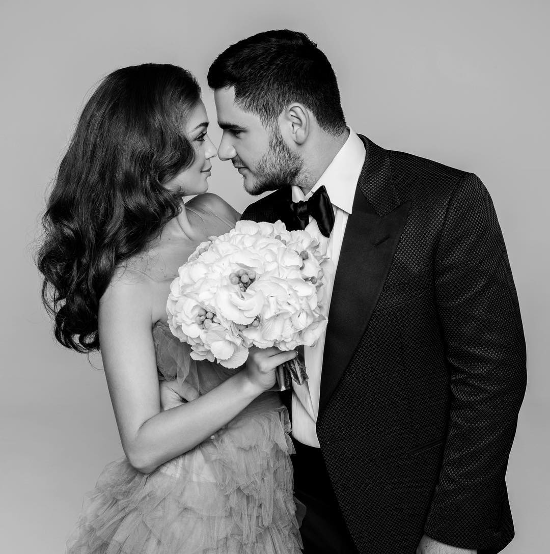 Лилит и Карен Карапетян фото со свадьбы из Instagram