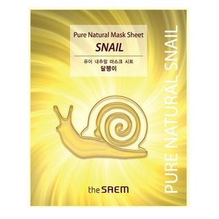 Маска для лица Snail Pure Natural Mask Sheet The Saem.