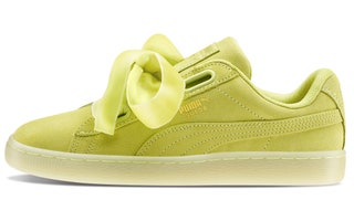 PUMA Suede Heart Soft Fluo Yellow.