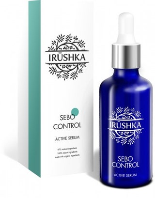 Irushka средство для жирной кожи Active Serum Sebo Control. Регулирует работу сальных желез бережно очищает поры и...