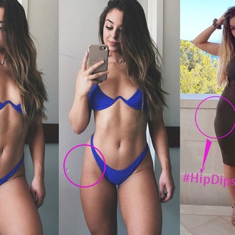 Hip Dips: новый флэшмоб в инстаграме в поддержку бодипозитивизма