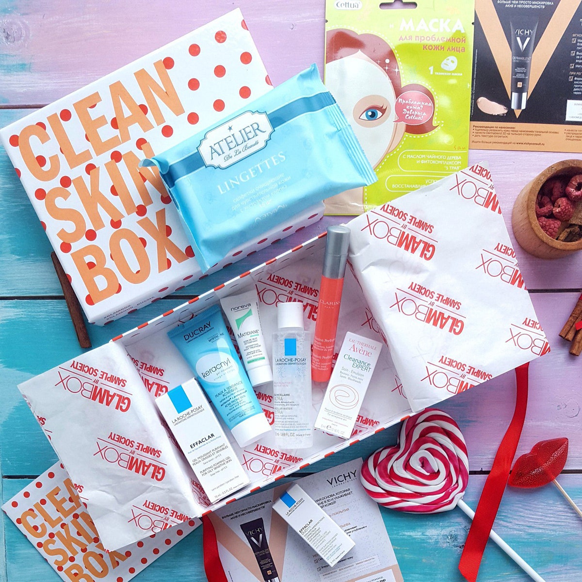 Коробочка Clean Skin Box лучшие средства для ухода за жирной и проблемной кожей