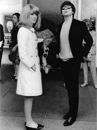Катрин Денев и Дэвид Бэйли 1966.