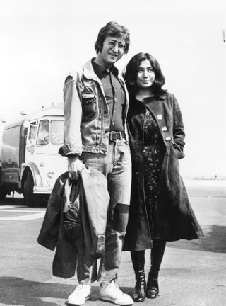 Джон Леннон и Йоко Оно 1980.