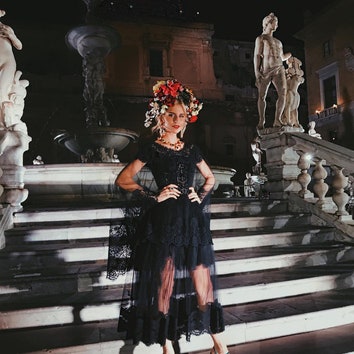 Сицилийские краски: закрытый показ Dolce & Gabbana Alta Moda в Палермо