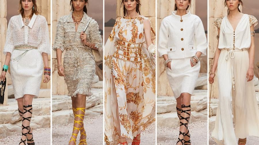 Фото с показа круизной коллекции Chanel 2017 вдохновленной культурой Древней Греции | Glamour