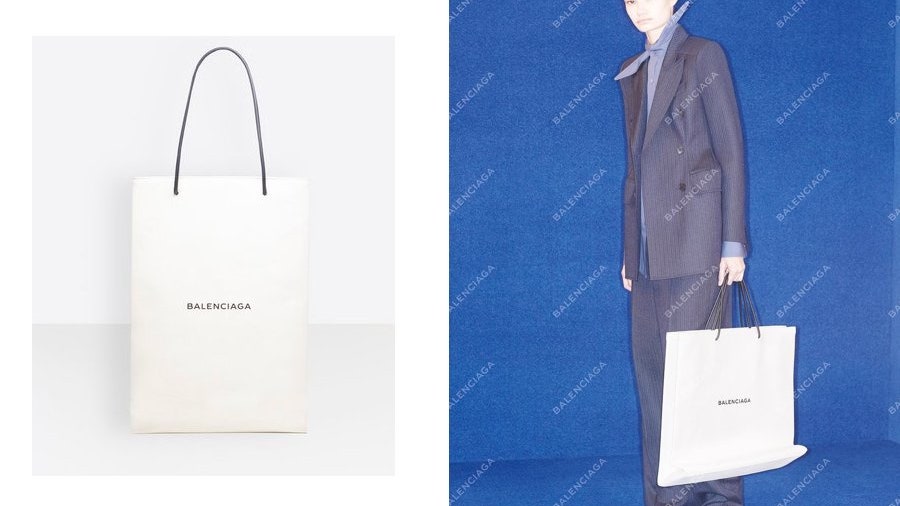 Balenciaga выпустили сумку Carry Shopper по форме похожую на бумажный пакет для покупок