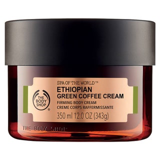The Body Shop укрепляющий крем Ethiopian Green Coffee Cream.