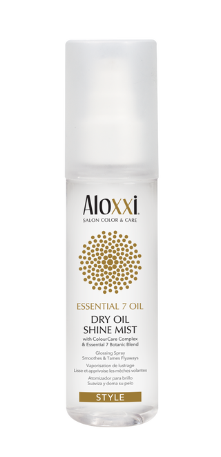 Aloxxi cпрейблеск «Солнечное сияние 7 масел» Dry Oil Shine Mist.