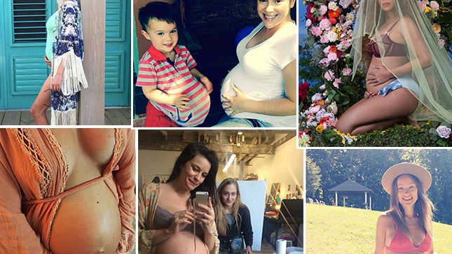60 фотографий беременных звезд из Instagram