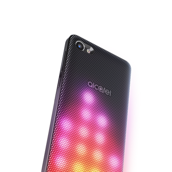 Больше света: Alcatel выпустил смартфон со светодиодной крышкой