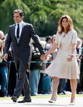 Роджер Федерер с супругой