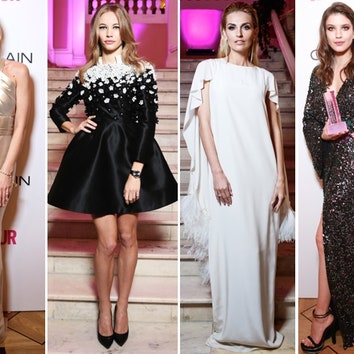 «Женщина года»: звезды в платьях российских дизайнеров на премии журнала Glamour