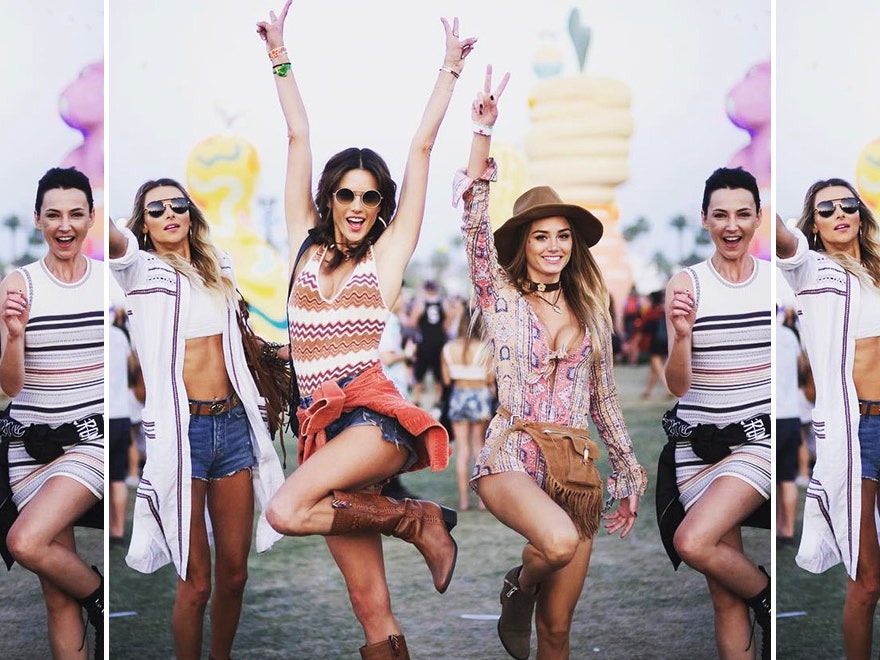 100 модных образов с фестиваля Coachella 2017 в Калифорнии