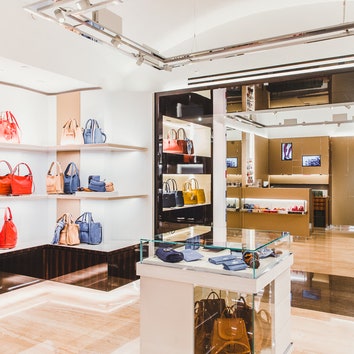Открытие флагманского бутика Longchamp в ГУМе