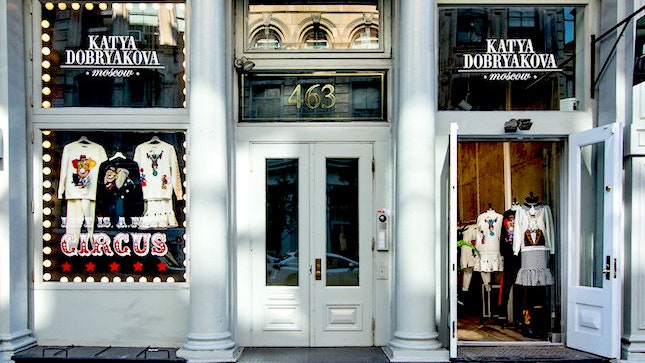 Открытие магазина Katя Dobrяkova в НьюЙорке
