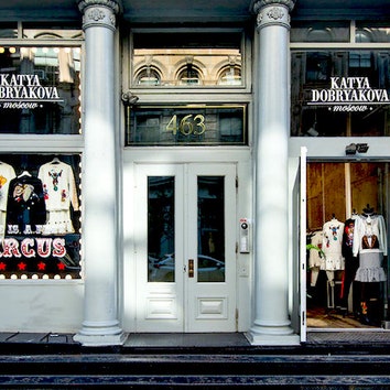 Открытие магазина Katя Dobrяkova в Нью-Йорке
