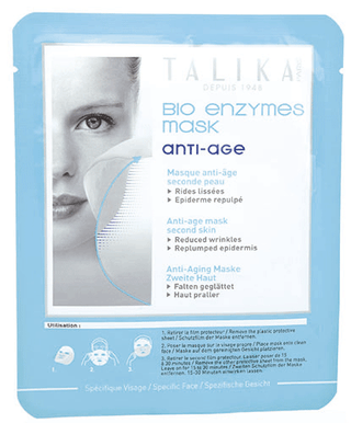 Talika маска Bio Enzymes 700 руб. Любимая маска певицы Натальи Ионовой. Разглаживает и щедро увлажняет кожу.