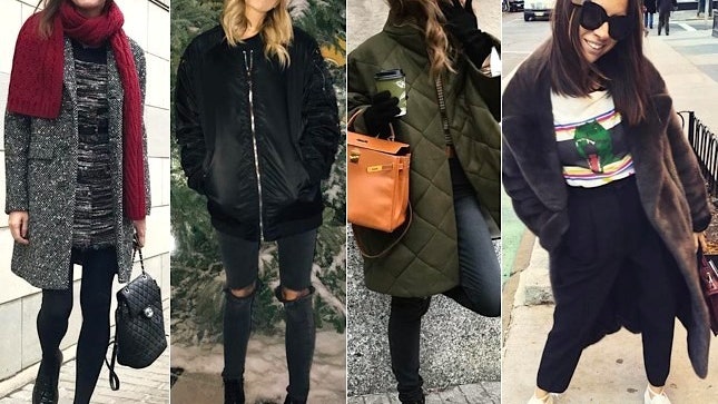 Как одеваются девушки зимой часть 2 70 теплых образов из Instagram