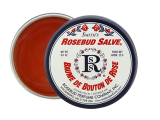 Rosebud Perfume Co. Smith's бальзам  Rosebud Salve. Универсальный бальзам им смягчают губы перед нанесением стойкой...