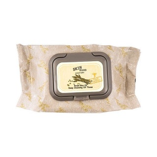 Очищающие салфетки Skinfood Brown Rice Oil Cleansing Tissue