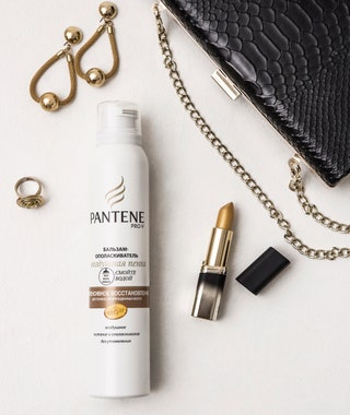 Pantene ProV пенный бальзамополаскиватель для тонких волос «Интенсивное восстановление»