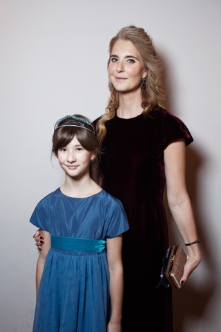 Дарья Лисиченко с дочкой.