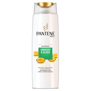 Pantene Pro V шампунь Smooth  Sleek Shampoo. Хорошо очищает волосы глубоко питает и восстанавливает их.