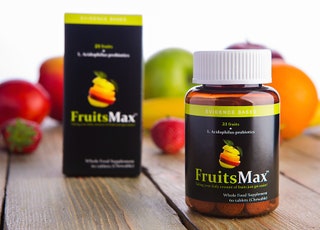 Витамины с пробиотиками FruitsMax. Витаминный коктейль полученный из 21 вида фруктов и ягод. Обеспечивает дневную...