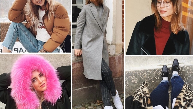 Как одеваются девушки зимой 65 теплых образов из Instagram