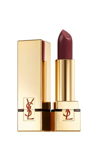YSL помада Rouge Pur Couture в оттенке Prune Virgin. Нейтральный подтон