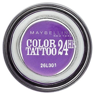 Maybelline New York кремовые тени Color Tattoo 24HR в оттенке Endless Purple.