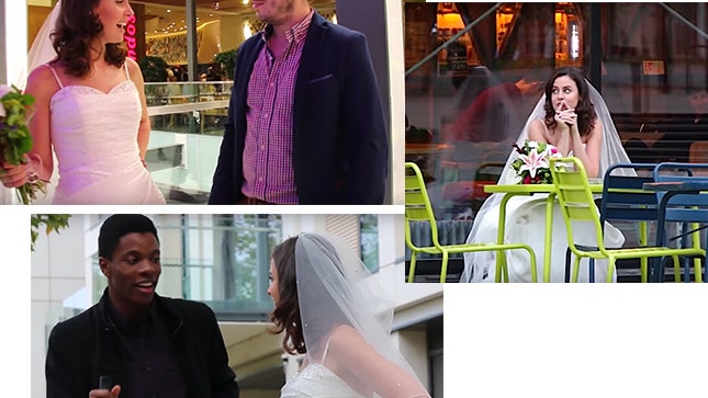 Tinder Bride как блогер ходила на свидания в свадебном платье