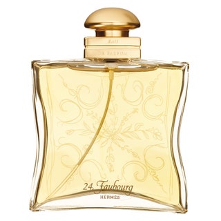 Hermès 24 Faubourg. Говорят именно этот аромат был в момент гибели на принцессе Диане  на аукционе продали ее шарф...