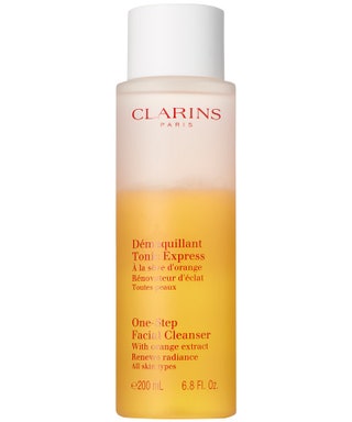 Clarins тонизирующий лосьон для моментального очищения кожи с экстрактом апельсина 1300 руб.