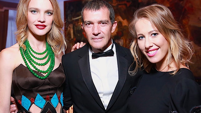 «Делай как я» Наталья Водянова и Антонио Бандерас на благотворительном вечере в Москве