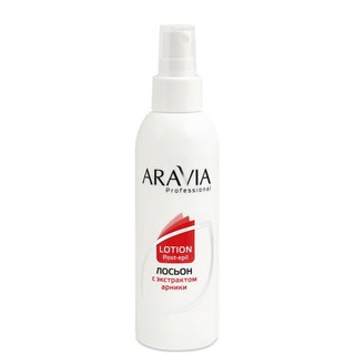 Aravia Professional лосьон для замедления роста волос. Содержит папаин и экстракт арники. Подходит для кожи рук и ног на...