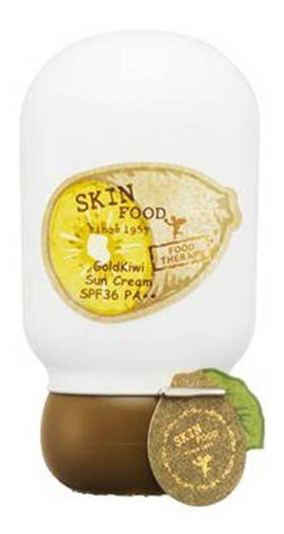 Skinfood Gold Kiwi Sun Cream. Обладает невесомой нежирной текстурой и широким спектром действия SPF50PA в его состав...