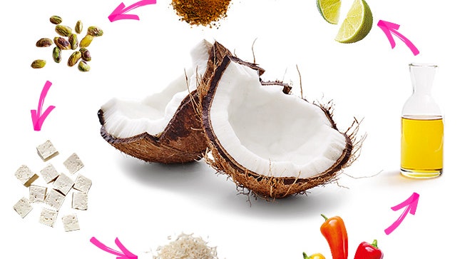 3 вкусных и полезных рецепта с мякотью кокоса