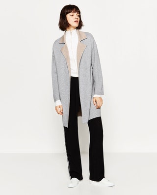 Zara пальто из двойной ткани 4999 руб.