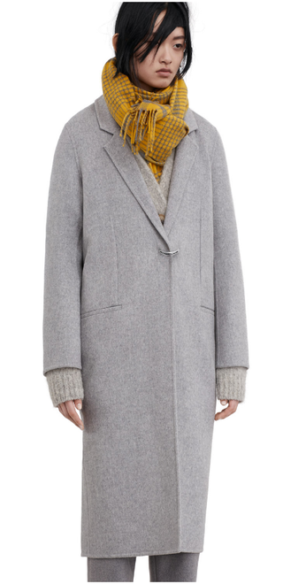 Acne Studios пальто oversize €1150.
