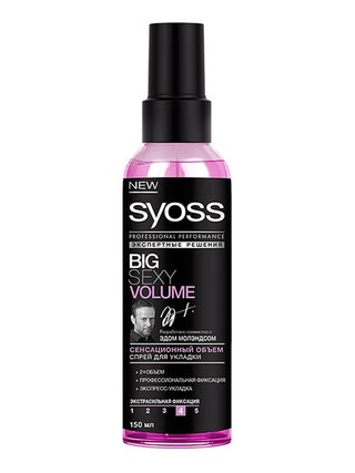 Спрей для укладки Big Sexy Volume «Сенсационный объем» Syoss 419 руб. Можно наносить как на влажные так и на сухие...