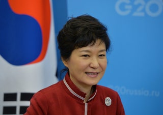 Пак Кын Хе президент Южной Кореи.