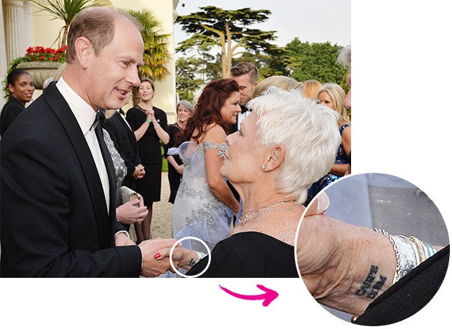 81летняя актриса Джуди Денч сделала свою первую татуировку